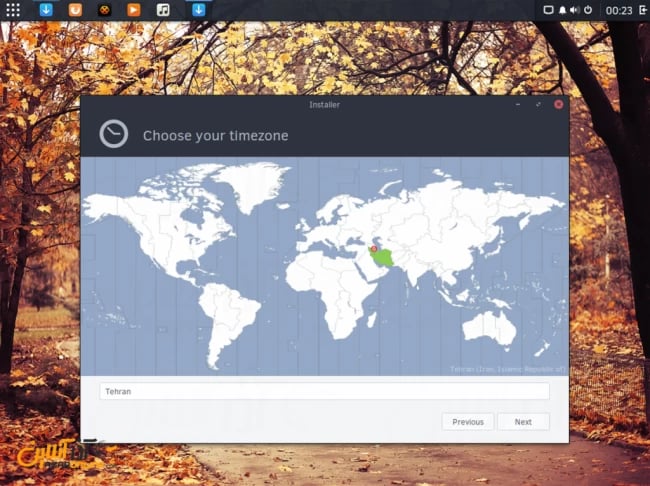 نصب لینوکس Solus - منطقه زمانی