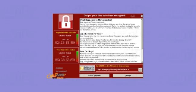 باج افزار wannacry و wannacrypt 2.0