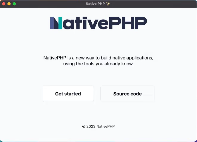 نصب و راه اندازی NativePHP