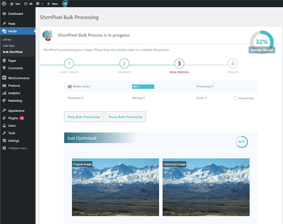  افزونه وردپرس ShortPixel Image Optimizer