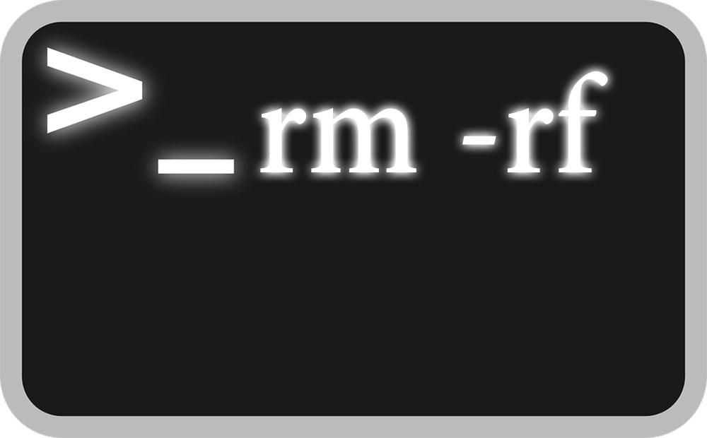 دستور حذف فایل در لینوکس