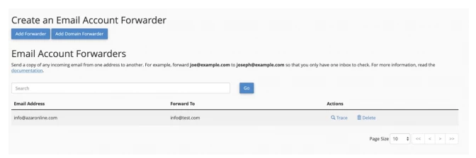 نحوه حذف Domain Forwarder در سی پنل