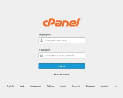 نحوه ورود به سی‌پنل (cPanel) برای ریست هاست