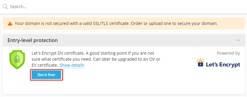نحوه نصب گواهینامه SSL رایگان در پلسک به صورت مستقیم