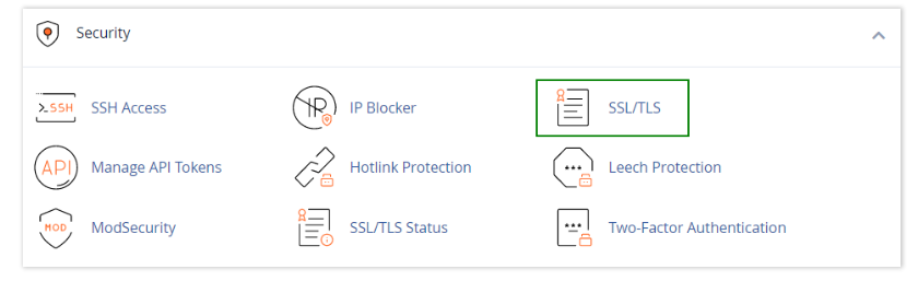 نصب SSL در Cpanel