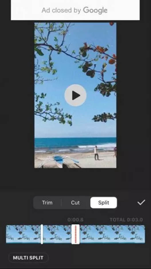 تقسیم ویدیو با استفاده از InShot