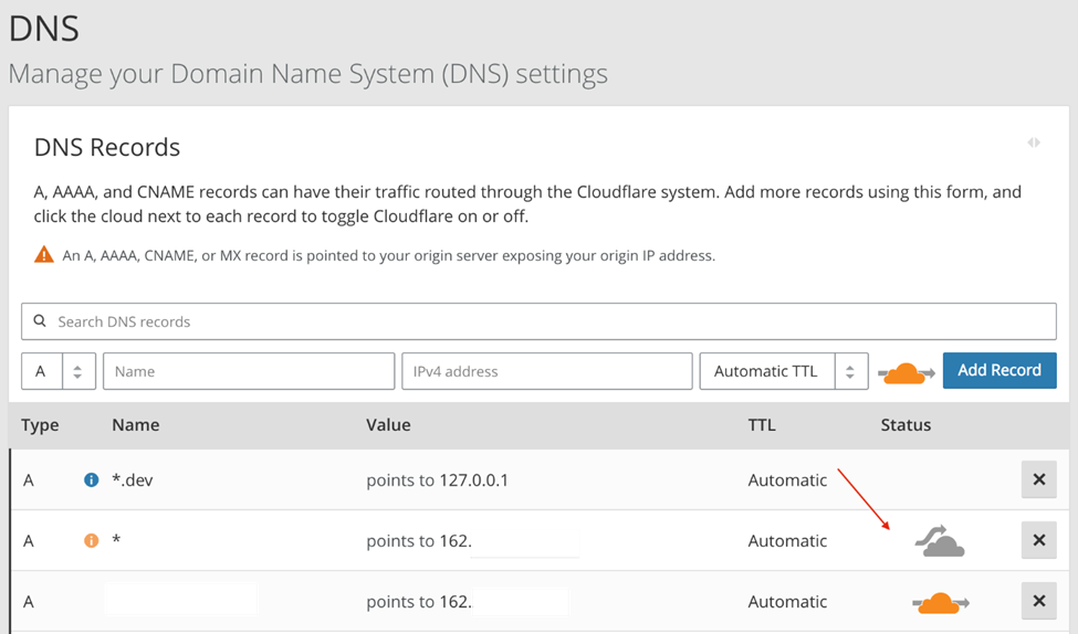 بخش DNS Traffic کلودفلر