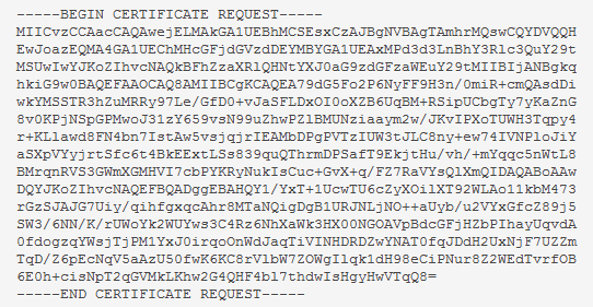 مراحل ایجاد و دریافت فایل "درخواست گواهینامه SSL" در پلسک