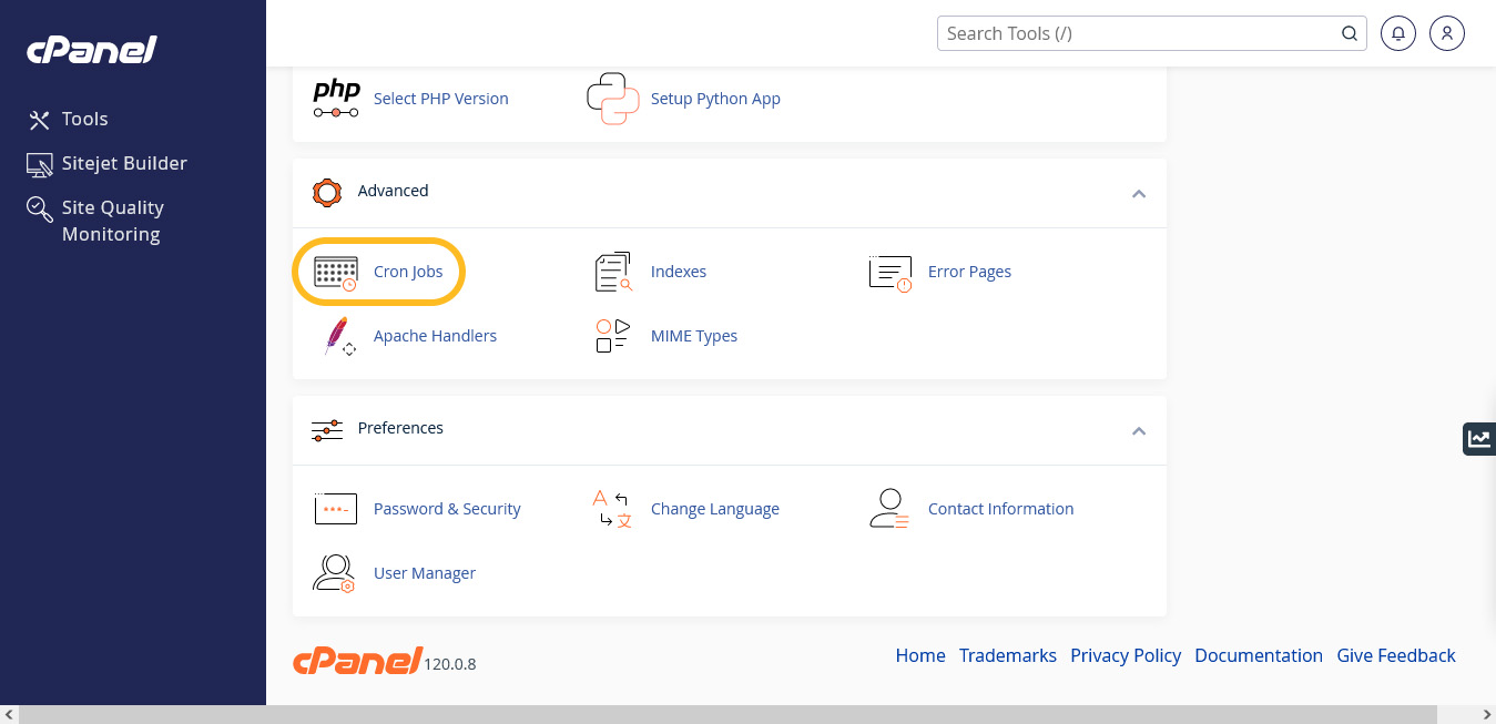 فعال کردن Cron Jobs در cPanel