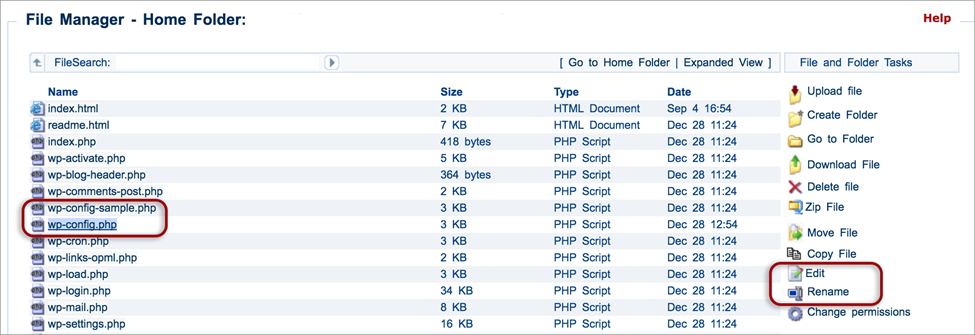 تنظیم سطح دسترسی فایل wp-config.php (File Permissions)