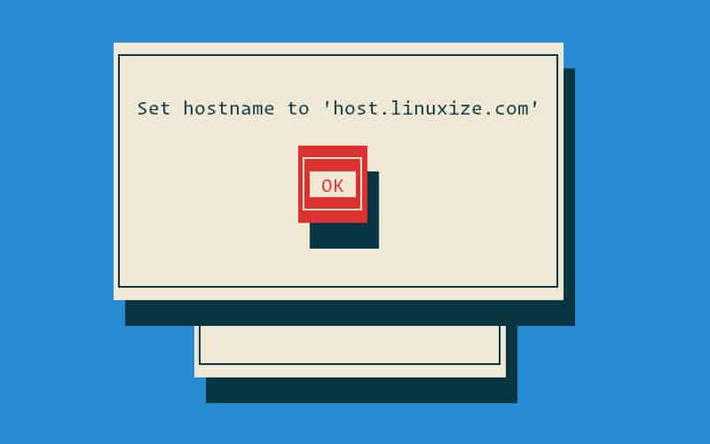 تغییر هاست نیم CentOS 7 با استفاده از ابزار nmtui
