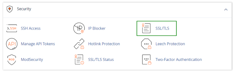 نصب SSL در cPanel