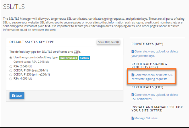 نصب SSL در Cpanel