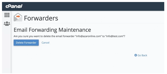 نحوه حذف Domain Forwarder در سی پنل