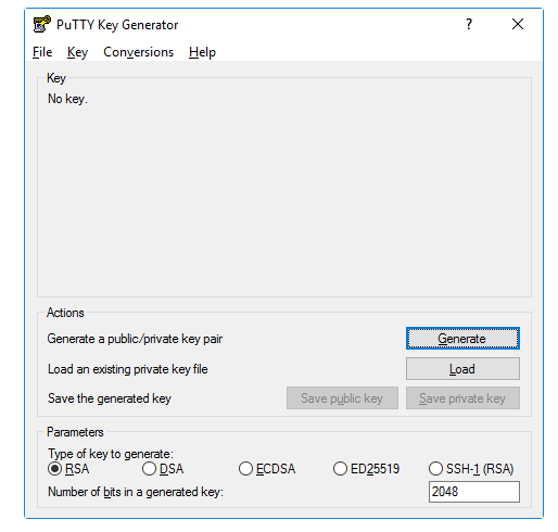  استفاده از PuTTYgen