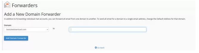 تنظیمات پیشرفته برای Forwarder در هاست سی پنل