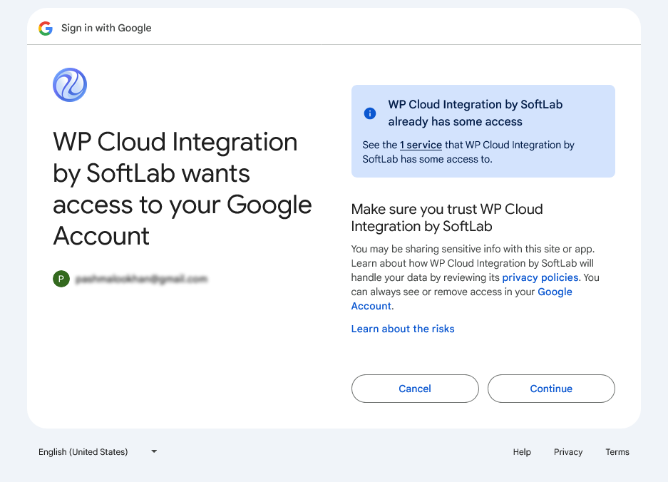 افزونه Integrate Google Drive