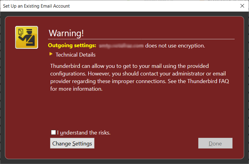  افزودن ایمیل در نرم‌افزار Thunderbird 