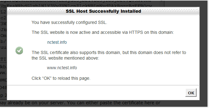 نصب SSL در cPanel