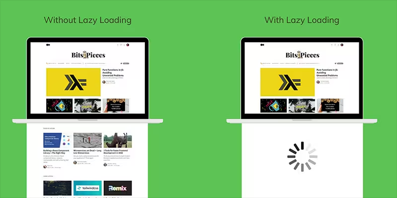 تکنیک Lazy loading چطور کار می‌کند؟