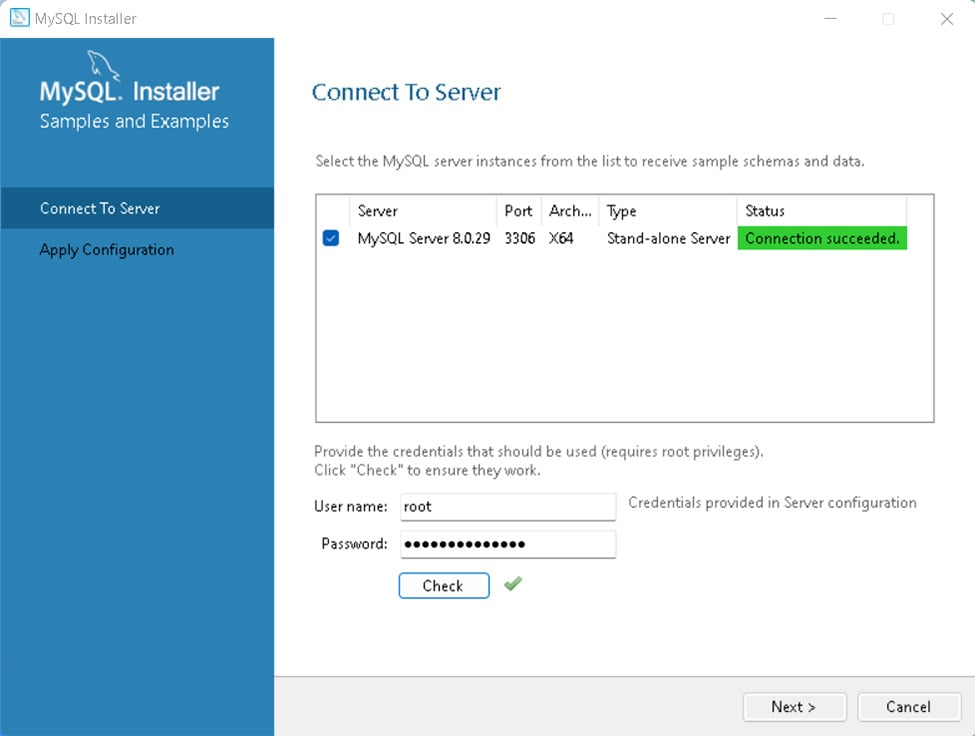 فرآیند نصب my SQL در ویندوز سرور