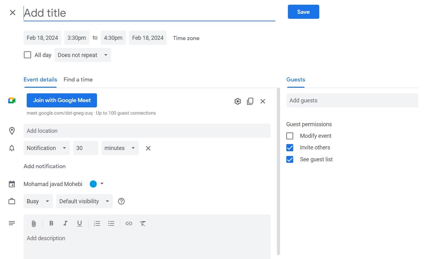 نحوه استفاده از Google Meet