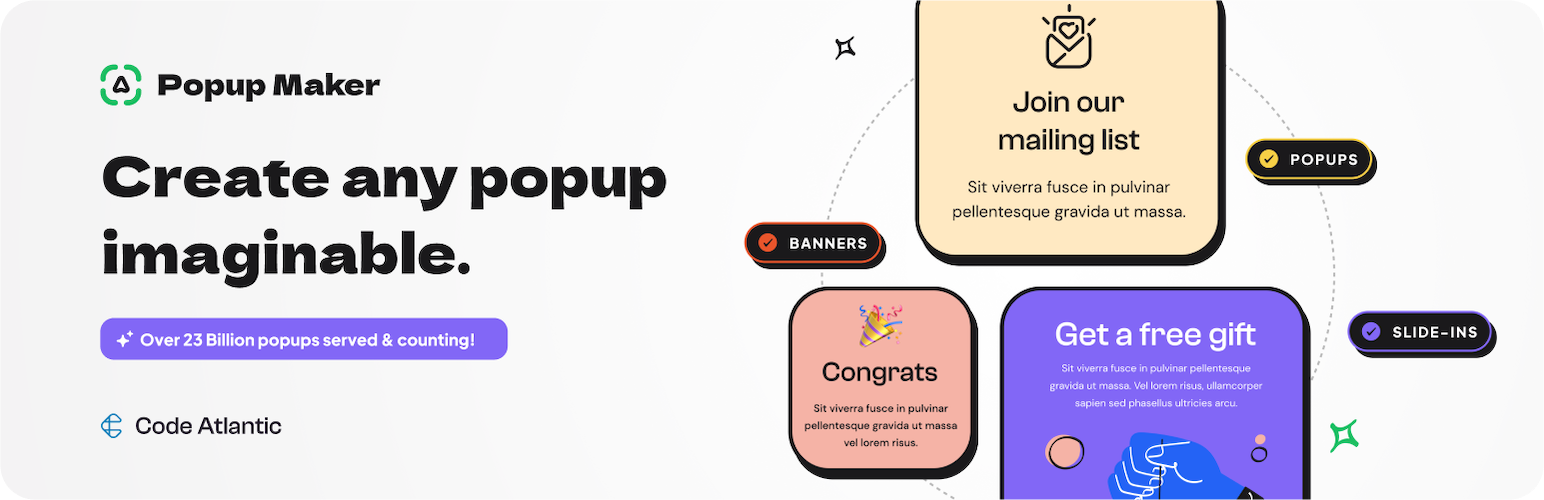 معرفی افزونه Popup Maker