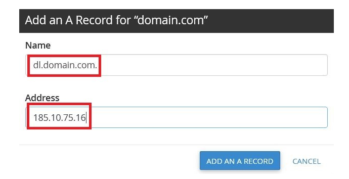 اتصال هاست دانلود به هاست اصلی در کنترل پنل سی پنل