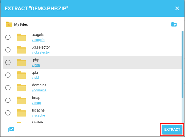 بکاپ گیری دستی از وردپرس در ِDirectAdmin