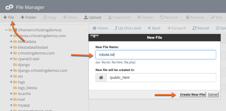 ساخت فایل  robots.txt در هاست
