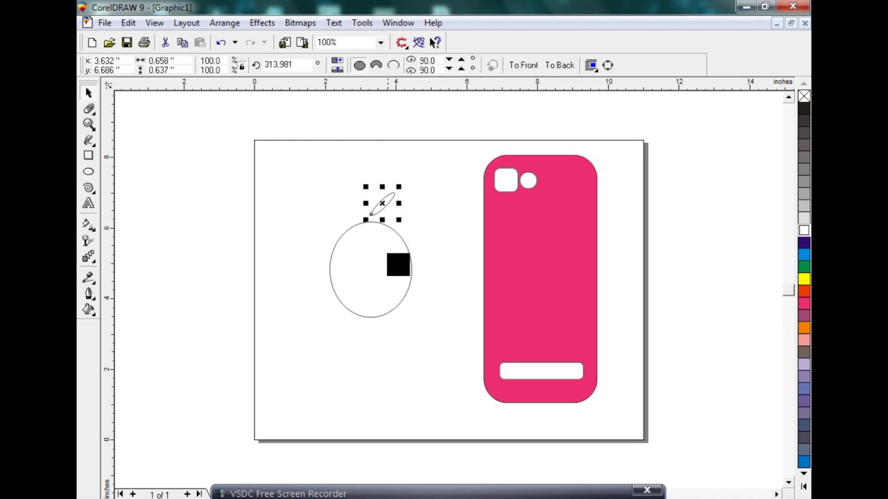 نرم افزار Corel Draw برای طراحی وایرفریم