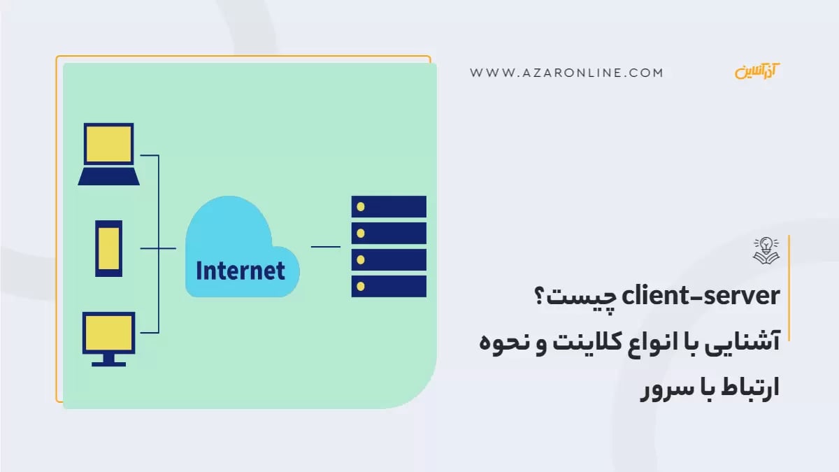 client-server چیست؟ آشنایی با انواع کلاینت و نحوه ارتباط با سرور