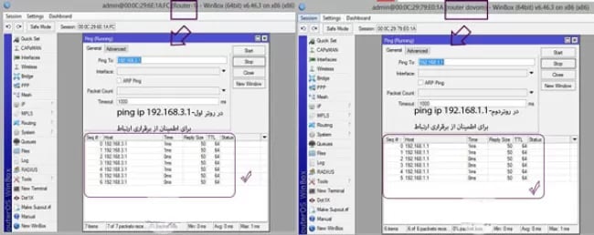 برقراری ارتباط بین دو شبکه با Subnetهای متفاوت با استفاده از Static Route