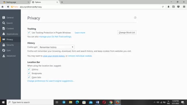 مراحل پاک کردن Cache مرورگر Firefox