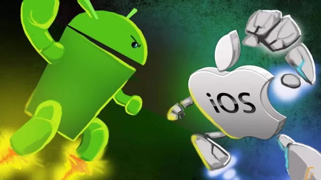 مقایسه سیستم عامل‌های اندروید و iOS