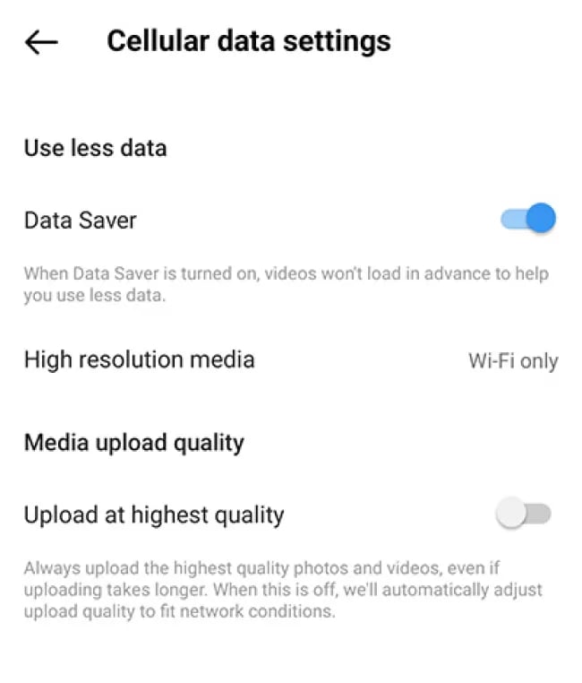 Data Saver