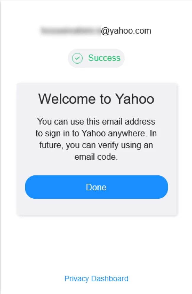 ایجاد ایمیل در Yahoo