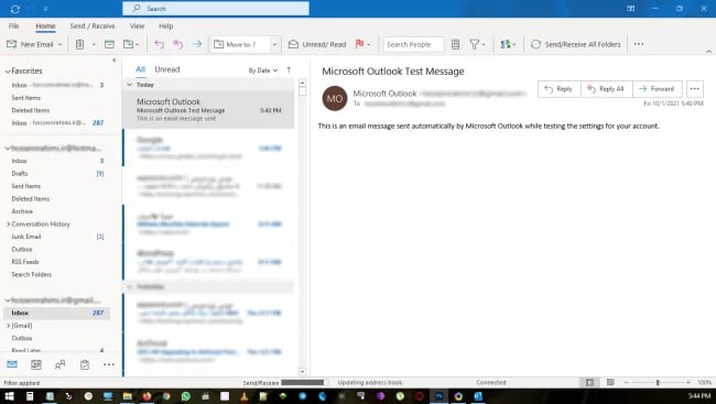 16 - Outlook Window