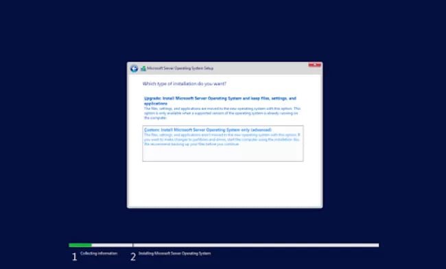 نصب ویندوز سرور ۲۰۲۲ Server Core