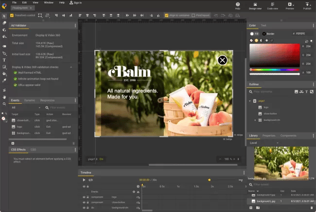 پلتفرم Google Web Designer