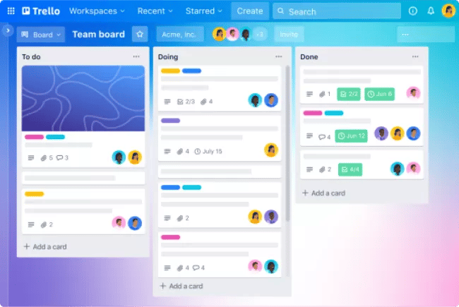 نرم افزار Trello