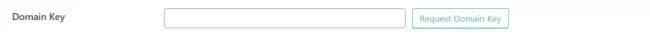 Request Domain Key