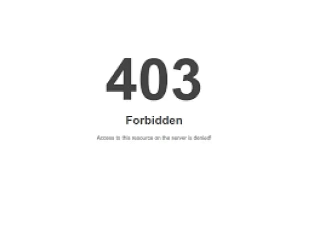 Error 403 چیست؟