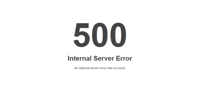 Error 500 چیست؟