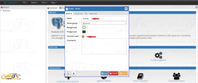 وارد کردن اطلاعات postgresql در pgadmin