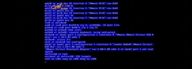 لود شدن OpenBSD برای نصب