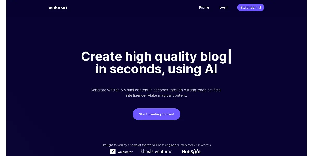 هوش مصنوعی maker.ai