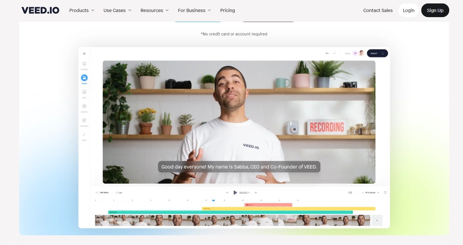 ابزار Veed.io 