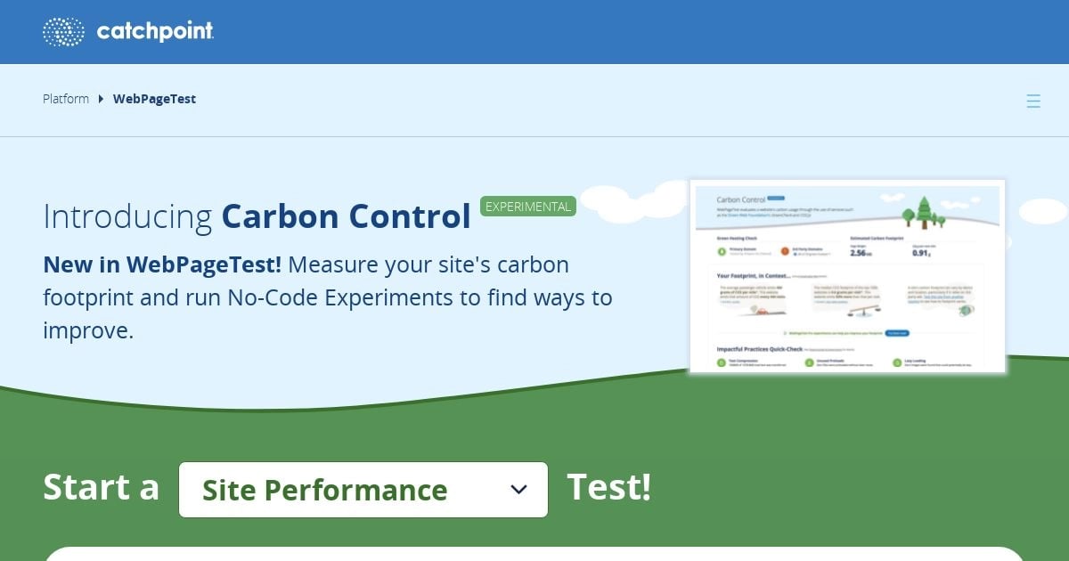 ابزار WebPageTest