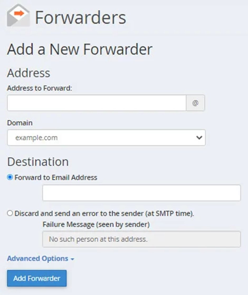 ساختن  Email Forwarder در Cpanel